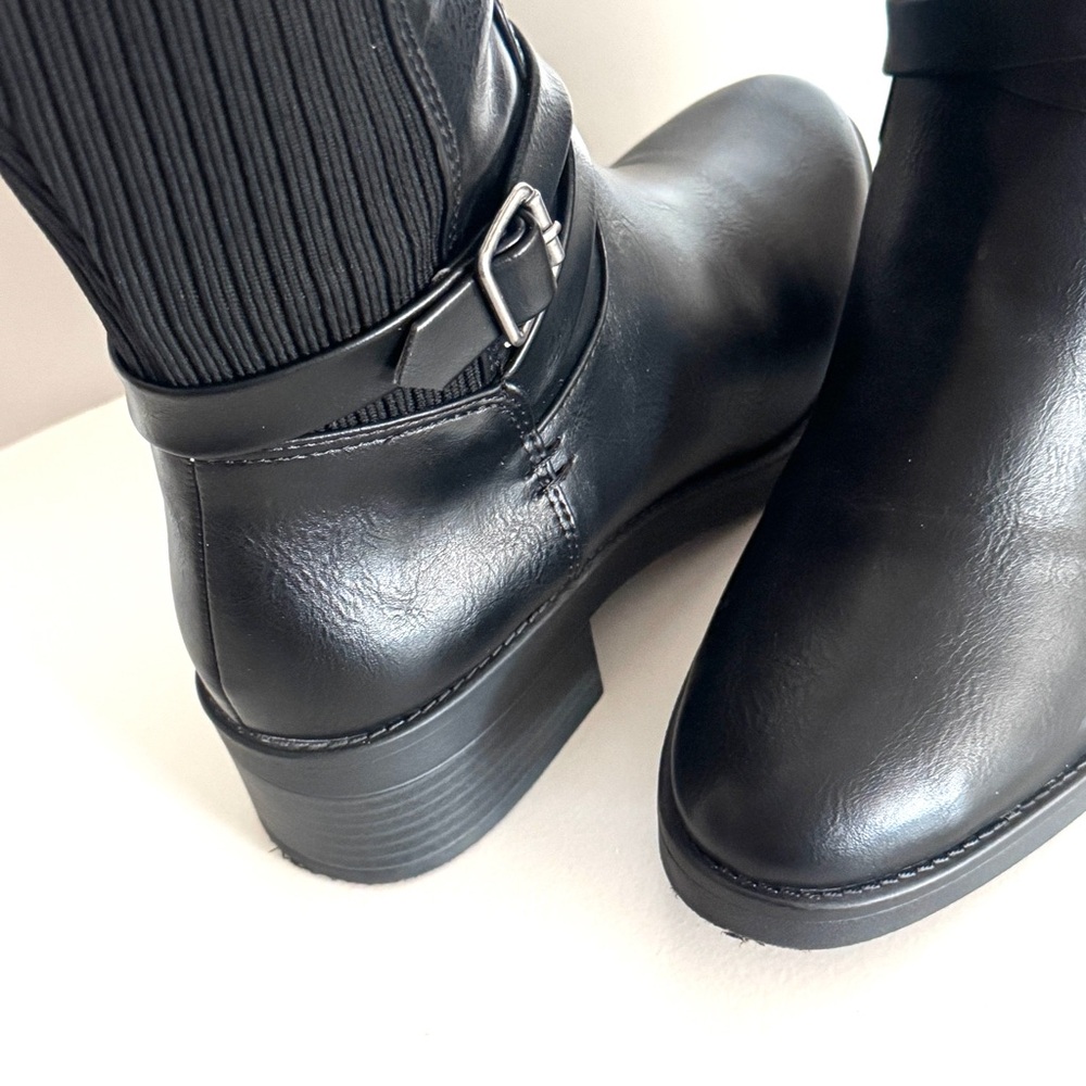 Life Stride Black Over the Knee Boots - Picture 7 of 16